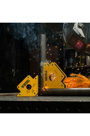 Фиксатор магнитный для сварочных работ усилие 75 LB Denzel