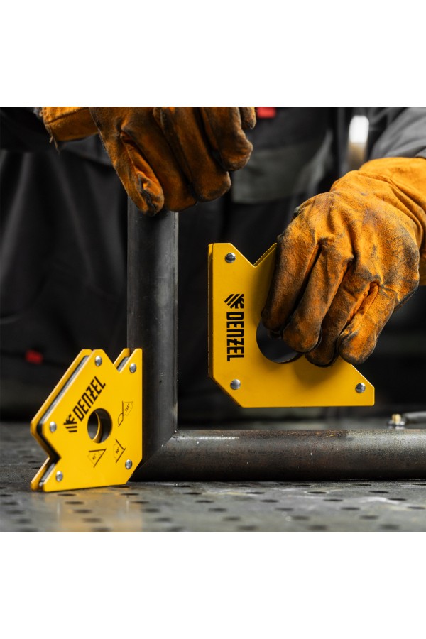 Фиксатор магнитный для сварочных работ усилие 75 LB Denzel