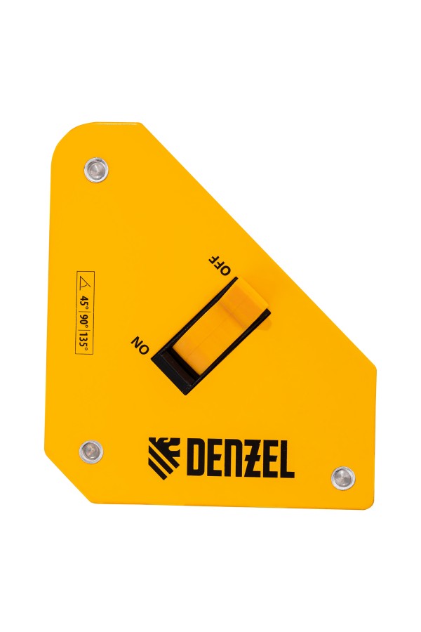 Фиксатор магнитный отключаемый для сварочных работ усилие 30 LB, 45х90 град. Denzel