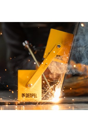 Фиксатор магнитный регулируемый для сварочных работ усилие 50 LB Denzel
