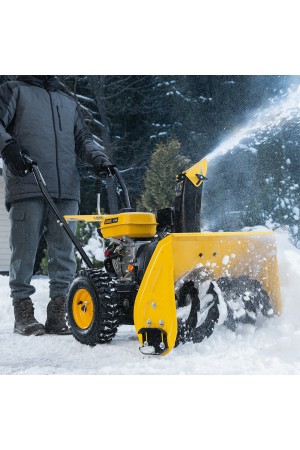 Бензиновая снегоуборочная машина SB 560, 212 cc, ручной старт Denzel