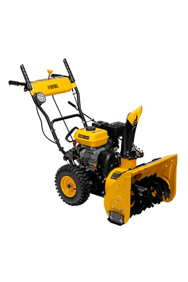 Бензиновая снегоуборочная машина SB 560 LP, 212 cc, электростартер, фара Denzel