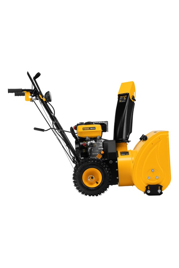 Бензиновая снегоуборочная машина SBM 610, 212 cc, ручной старт, фара Denzel