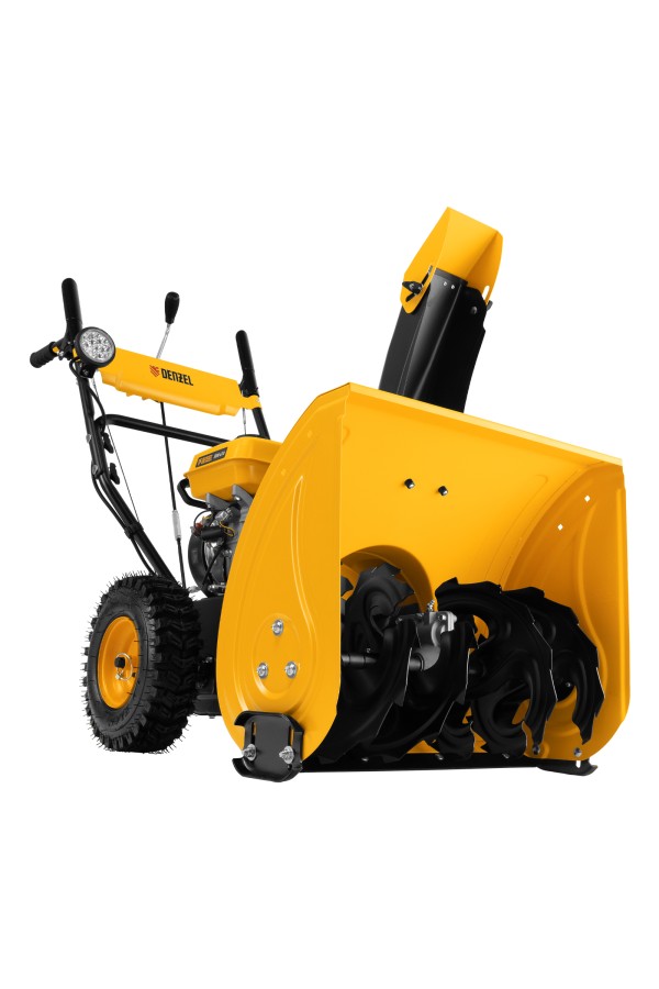 Бензиновая снегоуборочная машина SBM 610, 212 cc, ручной старт, фара Denzel
