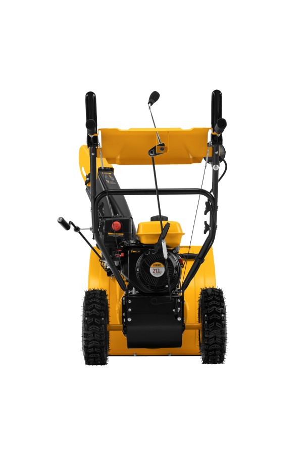 Бензиновая снегоуборочная машина SBM 610, 212 cc, ручной старт, фара Denzel