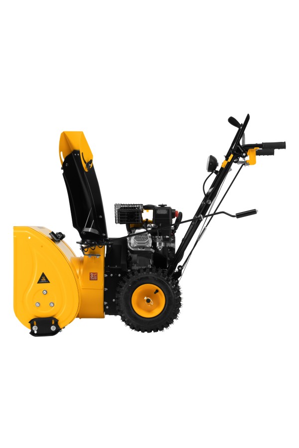 Бензиновая снегоуборочная машина SBM 610, 212 cc, ручной старт, фара Denzel