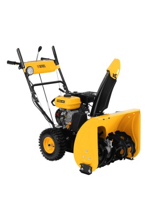 Бензиновая снегоуборочная машина SBM 610, 212 cc, ручной старт, фара Denzel