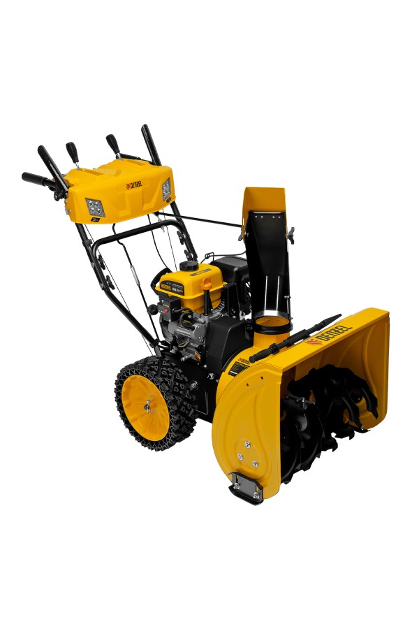 Бензиновая снегоуборочная машина SBM 610S PRO, 212 cc, электростартер, фара, обогрев Denzel