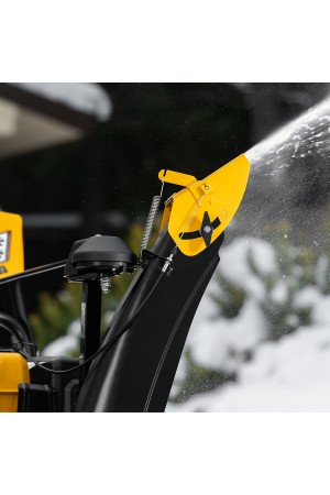 Бензиновая снегоуборочная машина SBM 610S PRO, 212 cc, электростартер, фара, обогрев Denzel