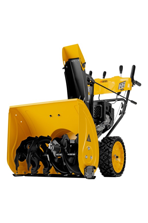 Бензиновая снегоуборочная машина SBM 610S PRO, 212 cc, электростартер, фара, обогрев Denzel