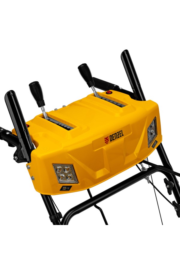 Бензиновая снегоуборочная машина SBM 610S PRO, 212 cc, электростартер, фара, обогрев Denzel