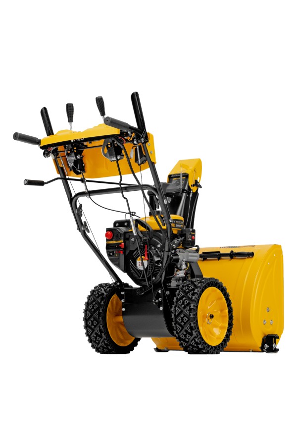 Бензиновая снегоуборочная машина SBM 610S PRO, 212 cc, электростартер, фара, обогрев Denzel