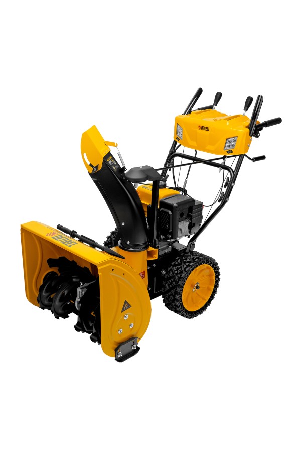 Бензиновая снегоуборочная машина SBM 610S PRO, 212 cc, электростартер, фара, обогрев Denzel