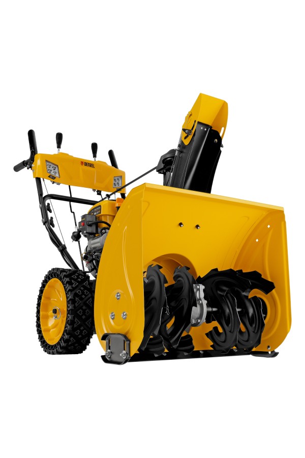 Бензиновая снегоуборочная машина SBM 610S PRO, 212 cc, электростартер, фара, обогрев Denzel