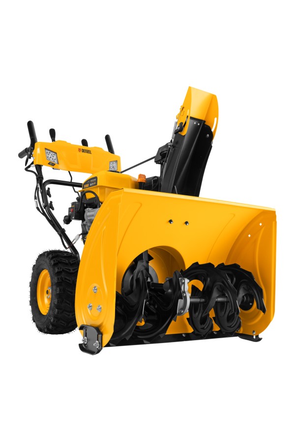 Бензиновая снегоуборочная машина SBL 711D PRO, 302cc, эл.старт, фара, обогрев, блок. дифф. Denzel