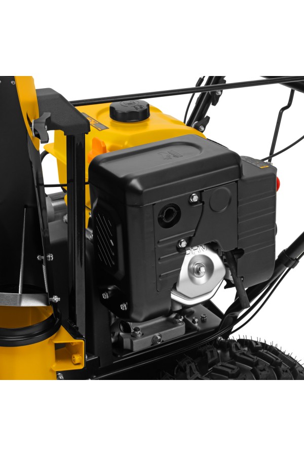 Бензиновая снегоуборочная машина SBL 711D PRO, 302cc, эл.старт, фара, обогрев, блок. дифф. Denzel