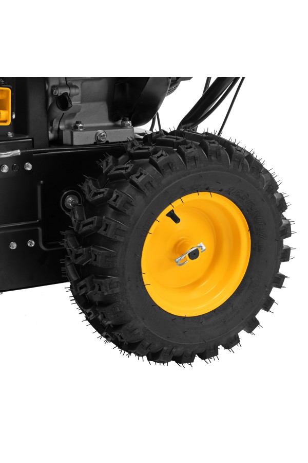 Бензиновая снегоуборочная машина SBL 711D PRO, 302cc, эл.старт, фара, обогрев, блок. дифф. Denzel