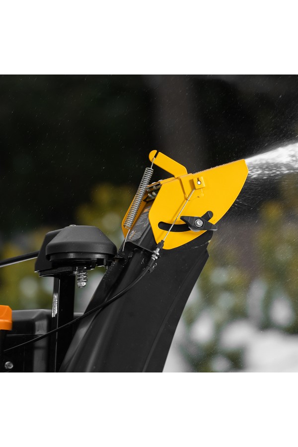 Бензиновая снегоуборочная машина SBL 711D PRO, 302cc, эл.старт, фара, обогрев, блок. дифф. Denzel