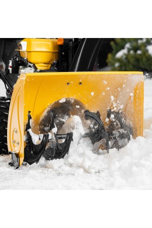 Бензиновая снегоуборочная машина SBL 711D PRO, 302cc, эл.старт, фара, обогрев, блок. дифф.// Denzel