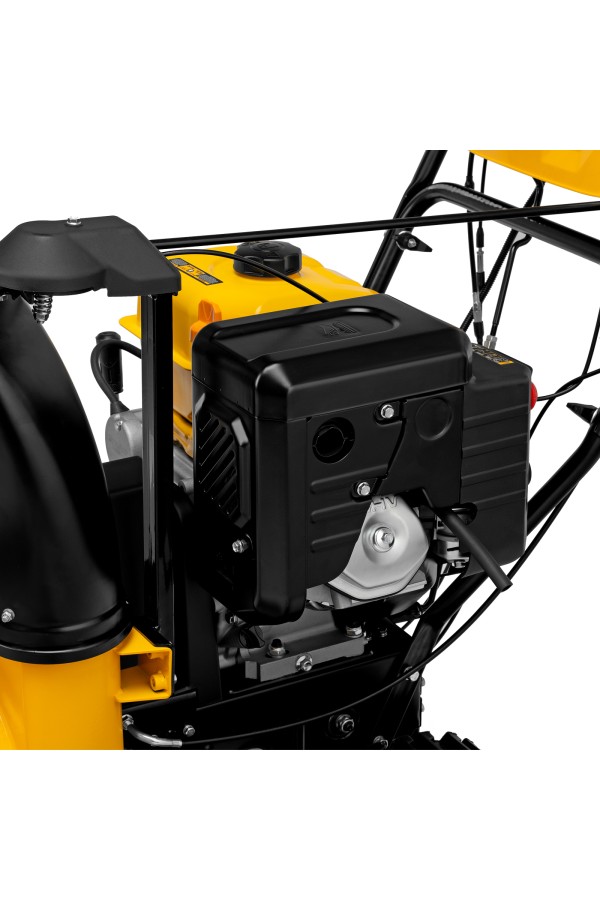 Бензиновая снегоуборочная машина SBL 711DT PRO, 420cc, гусеницы, эл.старт, блок. дифф. Denzel