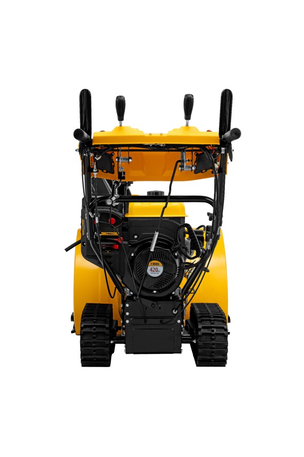 Бензиновая снегоуборочная машина SBL 711DT PRO, 420cc, гусеницы, эл.старт, блок. дифф. Denzel