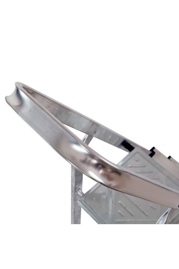 Стремянка усиленная, 3 ступени, алюминиевая, MTX