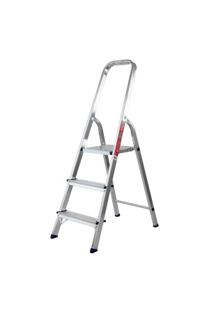 Стремянка усиленная, 3 ступени, алюминиевая, Россия, MTX