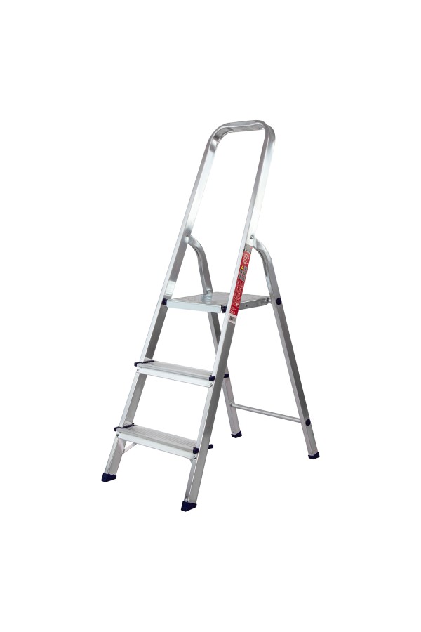 Стремянка усиленная, 3 ступени, алюминиевая, MTX