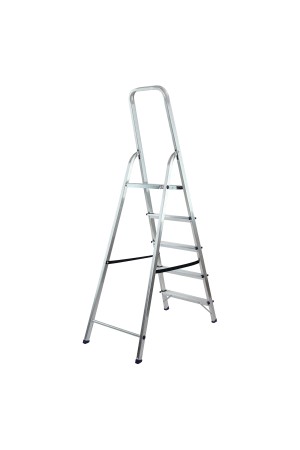 Стремянка усиленная, 5 ступеней, алюминиевая, Россия, MTX