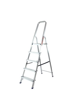 Стремянка усиленная, 5 ступеней, алюминиевая, Россия, MTX