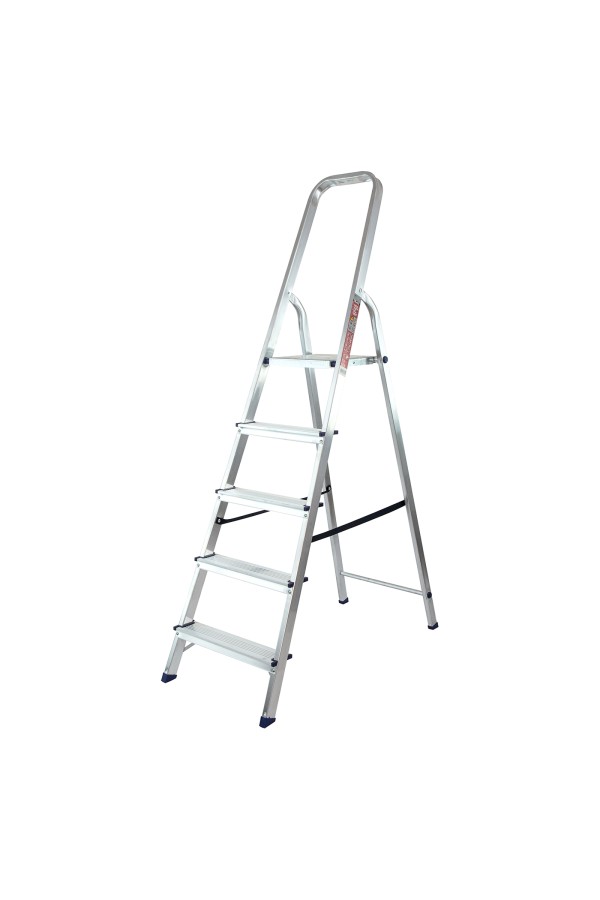 Стремянка усиленная, 5 ступеней, алюминиевая, MTX