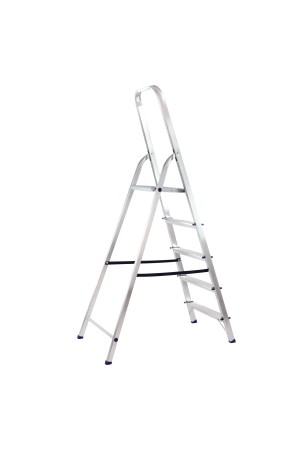Стремянка, 5 ступеней, алюминиевая, Россия, Сибртех