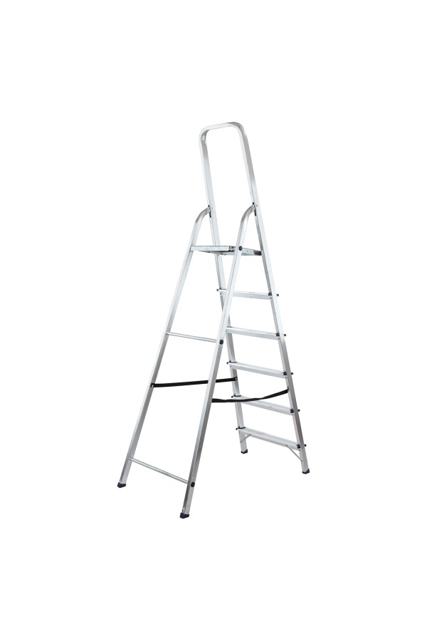 Стремянка усиленная, 6 ступеней, алюминиевая, MTX