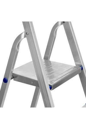 Стремянка, 6 ступеней, алюминиевая, Россия, Сибртех