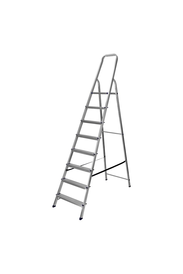 Стремянка, 8 ступеней, алюминиевая, Сибртех