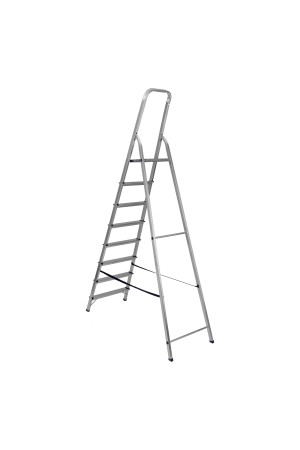 Стремянка, 8 ступеней, алюминиевая, Россия, Сибртех