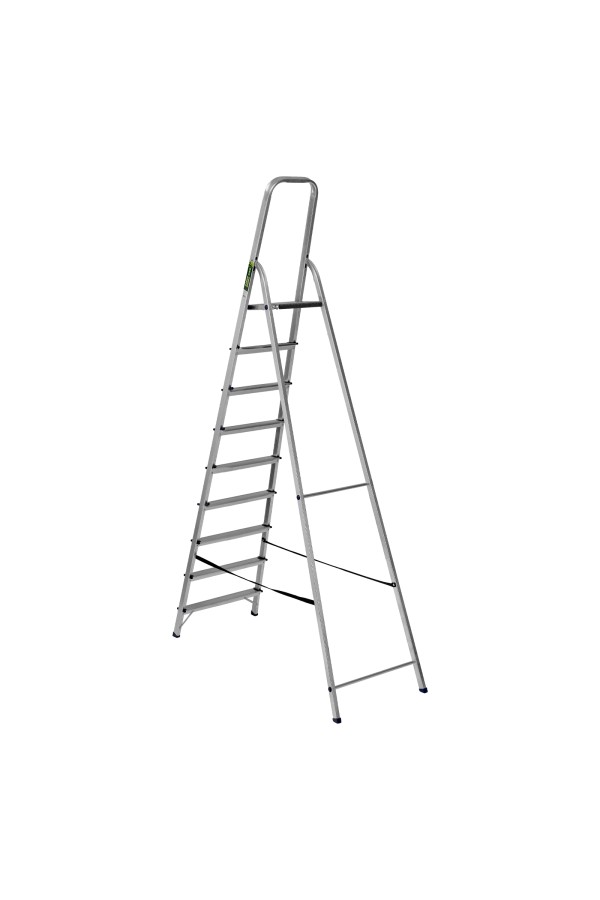 Стремянка, 9 ступеней, алюминиевая, Сибртех