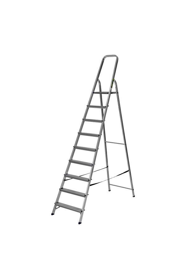 Стремянка, 9 ступеней, алюминиевая, Сибртех