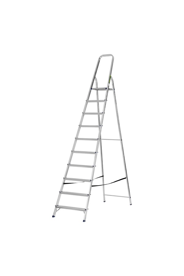 Стремянка, 10 ступеней, алюминиевая, Сибртех