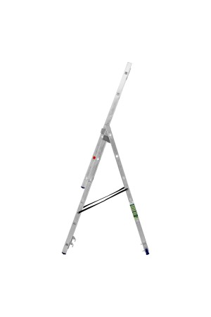 Лестница, 3 х 6 ступеней, алюминиевая, трехсекционная, Россия, Сибртех