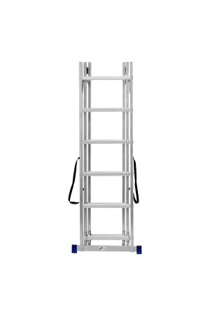 Лестница, 3 х 6 ступеней, алюминиевая, трехсекционная, Россия, Сибртех