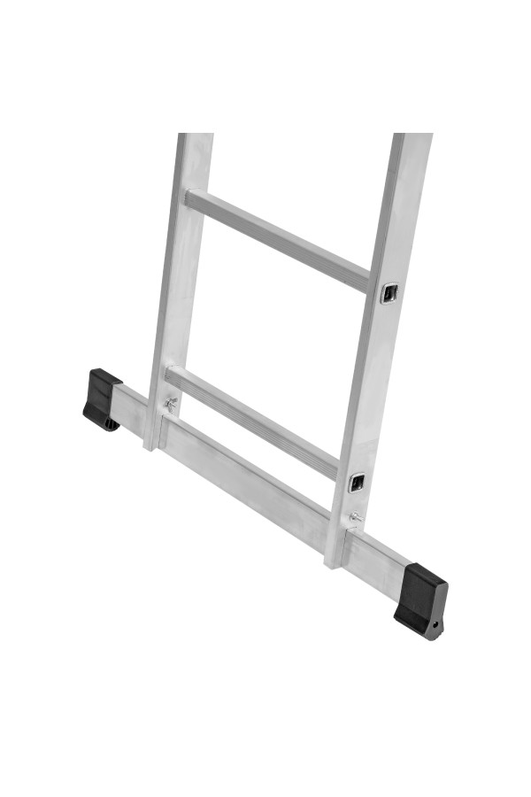 Лестница, 3 х 9 ступеней, алюминиевая, трехсекционная, Сибртех