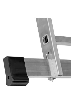 Лестница, 3 х 9 ступеней, алюминиевая, трехсекционная, Россия, Сибртех