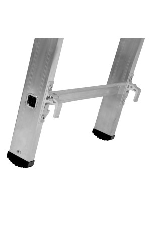 Лестница, 3 х 9 ступеней, алюминиевая, трехсекционная, Россия, Сибртех