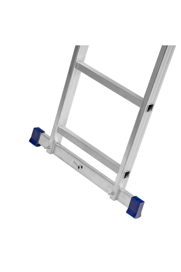 Лестница, 3 х 10 ступеней, алюминиевая, трехсекционная, Сибртех