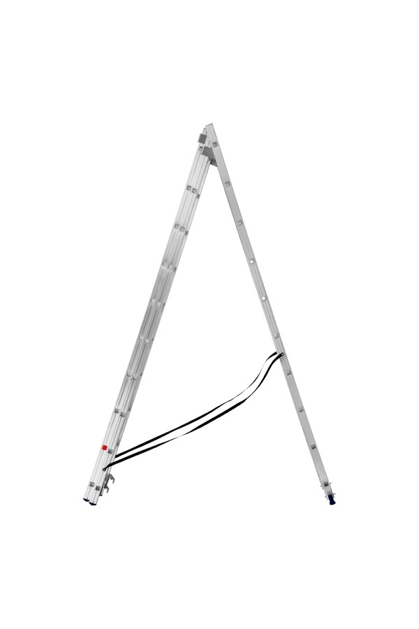 Лестница, 3 х 10 ступеней, алюминиевая, трехсекционная, Сибртех