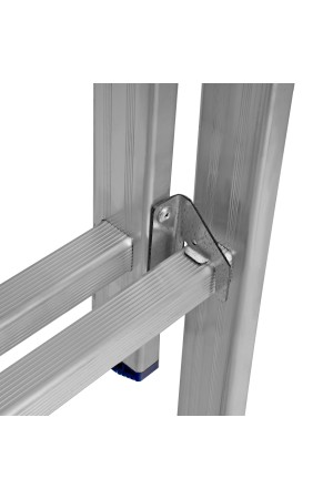 Лестница, 3 х 10 ступеней, алюминиевая, трехсекционная, Россия, Сибртех