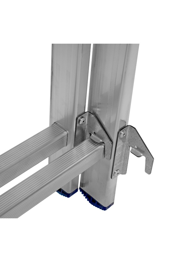 Лестница, 3 х 11 ступеней, алюминиевая, трехсекционная, Сибртех