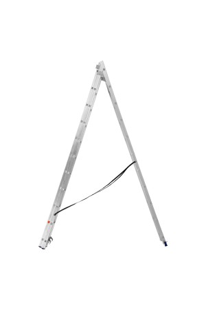 Лестница, 3 х 11 ступеней, алюминиевая, трехсекционная, Россия, Сибртех