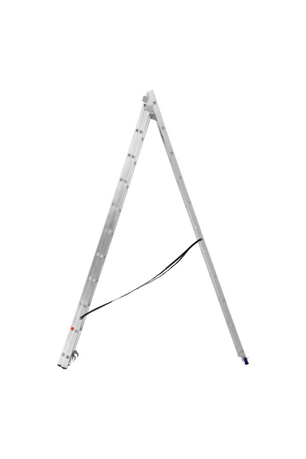 Лестница, 3 х 11 ступеней, алюминиевая, трехсекционная, Сибртех